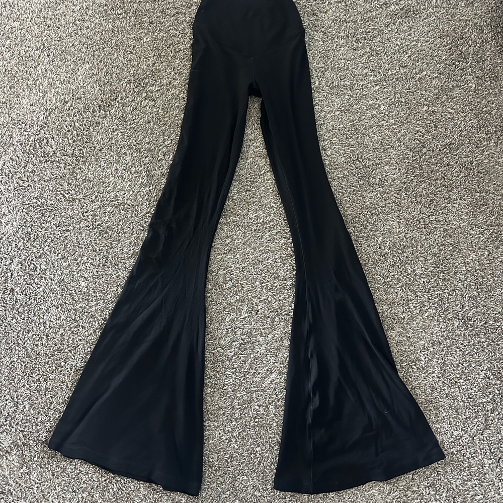 Aerie Black Flared Leggings